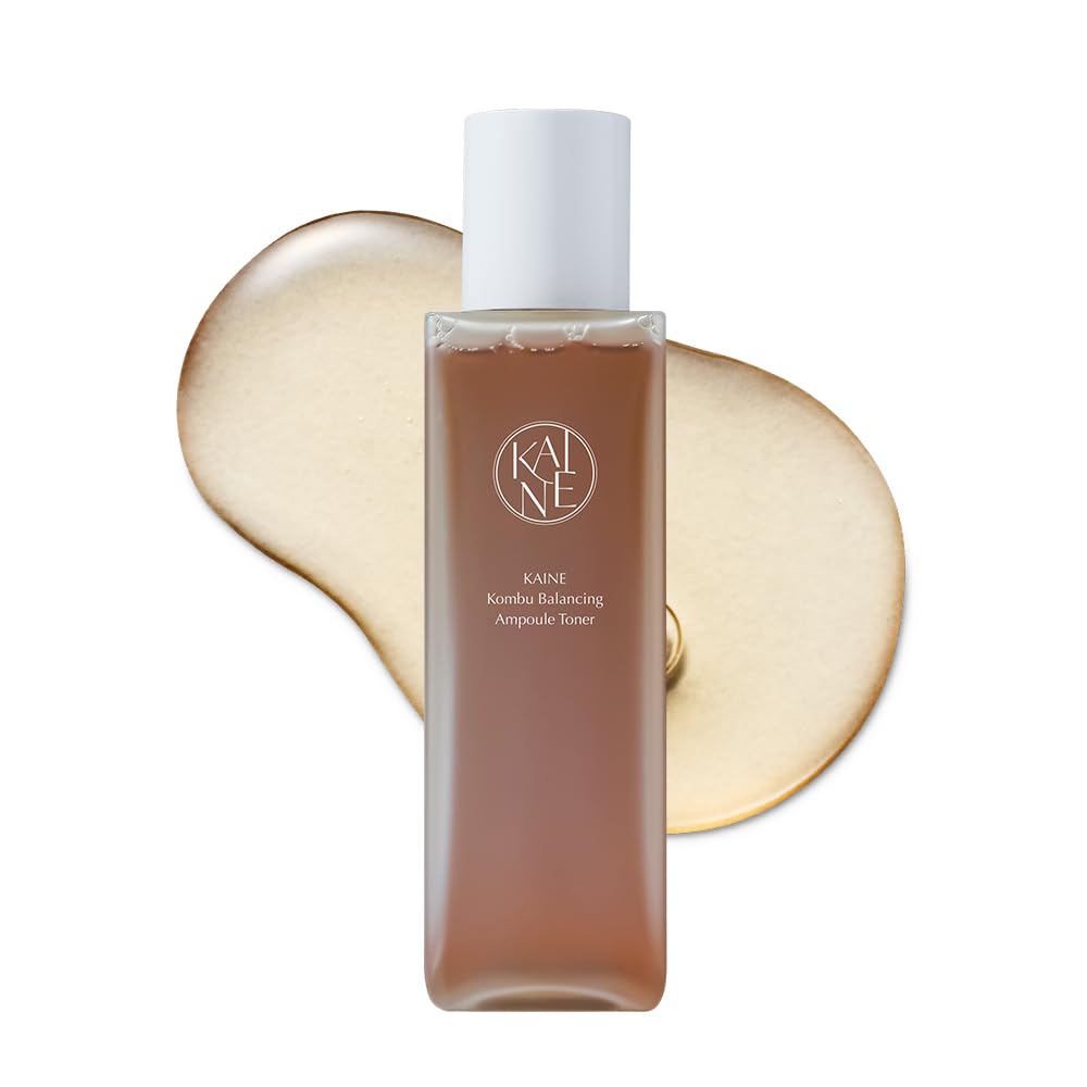 Kaine Kombu Balancing Ampoule Toner | Hydrating Toner with 60% Fermented Kombucha Hyaluronic Acid and Panthenol for Strengthening Skin Barrier Korean Skincare 5.07 fl oz/150ml