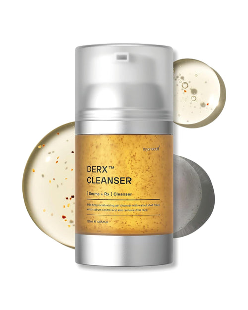 Oganacell DERX Cleanser (4.05 fl oz) - Deep Cleansing Face Wash for Large Pores Formulated with Walnut Flakes and Amino Acids Korean Skincare Gentle Exfoliant