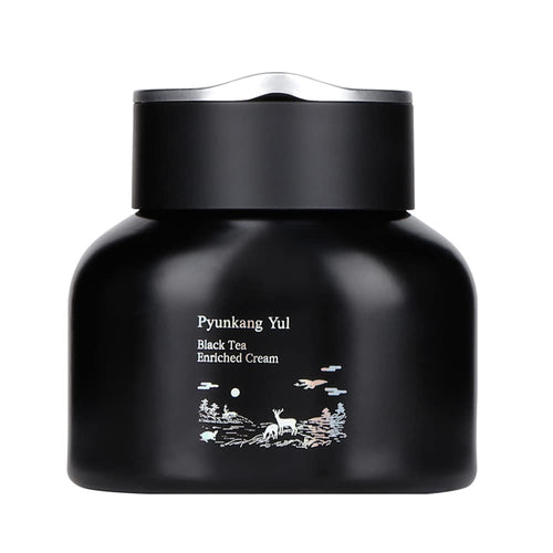 Pyunkang Yul [PKY] Black Tea Enriched Cream for Anti-aging Condensed Nutrition for Fine Line Care with Kombucha Ginseng Extract Zero-Irritation Korean Skincare (2.02 Fl. Oz 60ml)